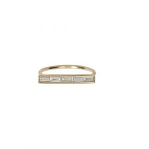 Baguette diamond ring