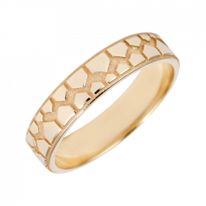 Modern wedding band for women