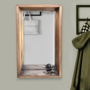Wall Hanging Mirror with Shelf, 