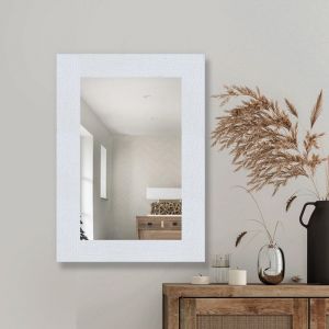 Solid wood modern mirror for wall décor, 