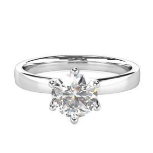Gold diamond engagement ring 0.500 carat