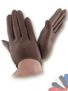 Короткі шкіряні перчатки