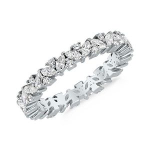 Diamond laurel enternity ring