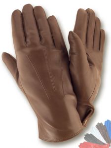 Зимові шкіряні перчатки