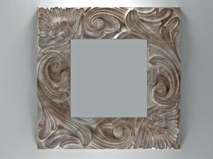 Hand carved mirror Art Deco, 