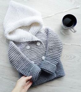Newborn knit sweater