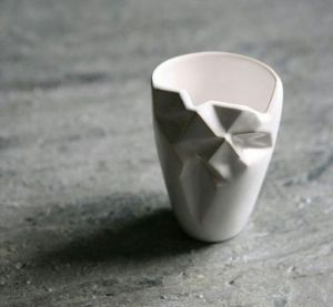 Геометричний керамічний стакан