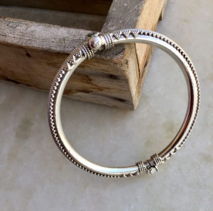 Sterling silver Indian bracelet