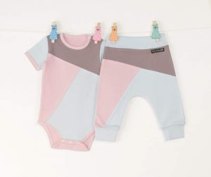 Набір для малюка: боді та штанці "Три кольори"