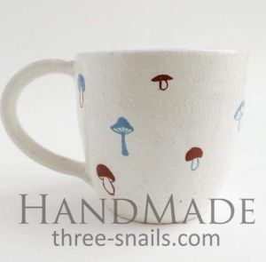 Глиняна чашка "Грибочки"