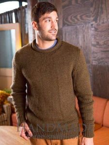 Brown sweater for men