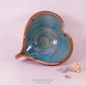 Керамічна ваза "Серце"