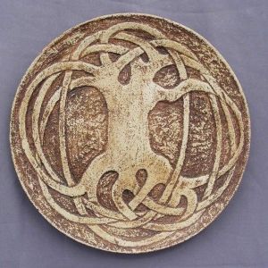 Керамічна тарілка «Кельтське Дерево життя»