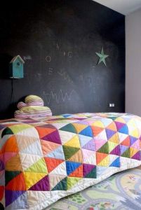 Childrens patchwork quilt