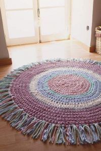 Cotton girls room rug