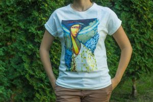 Бавовняна футболка "Янгол" жіноча.