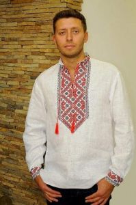 Українська чоловіча вишита сорочка "Оберіг"