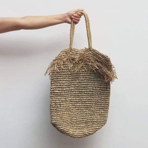 Плетена сумка з бахромою