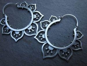 Gypsy silver earrings