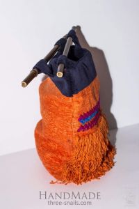 Вельветова сумка ручної роботи "Віолет"
