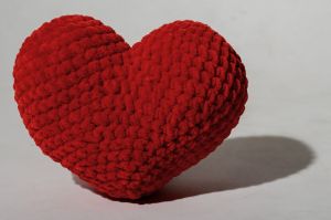 Small crochet heart