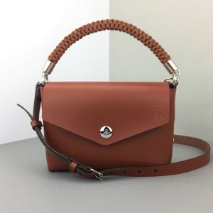 Шкіряна сумка міні коричнева