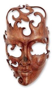 Індонезійська дерев'яна маска