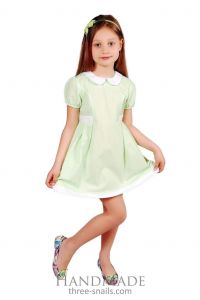 Дитяча сукня "Зелена чарівність"