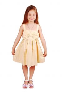 Дитяча сукня "Жовтий бант"