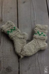 В'язані дитячі шкарпетки "Різдво"