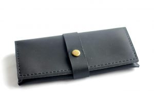 Шкіряний гаманець "Темна королева"