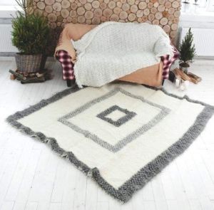 Карпатський килим "Еко квадрати"