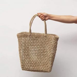Плетена сумка-корзина