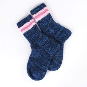 Теплі в`язані шкарпетки "Морозний день"