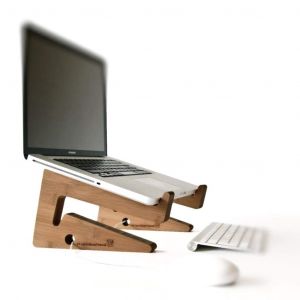 Wood laptop stand "iStand"