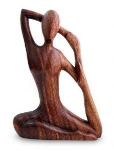 Дерев'яна статуетка "Йога"