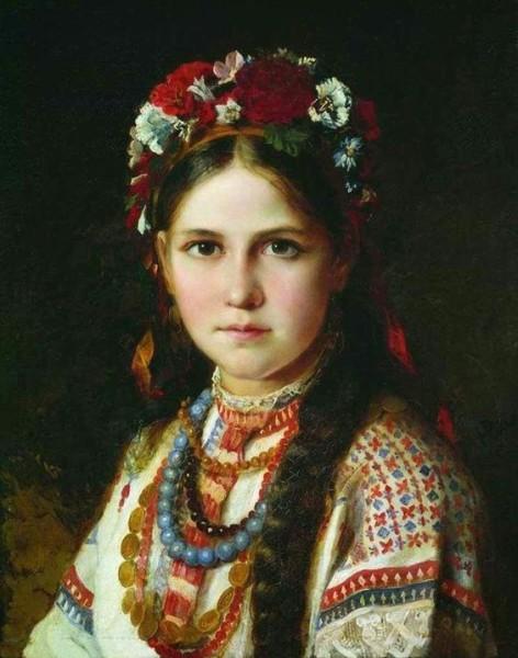портрет української дівчини